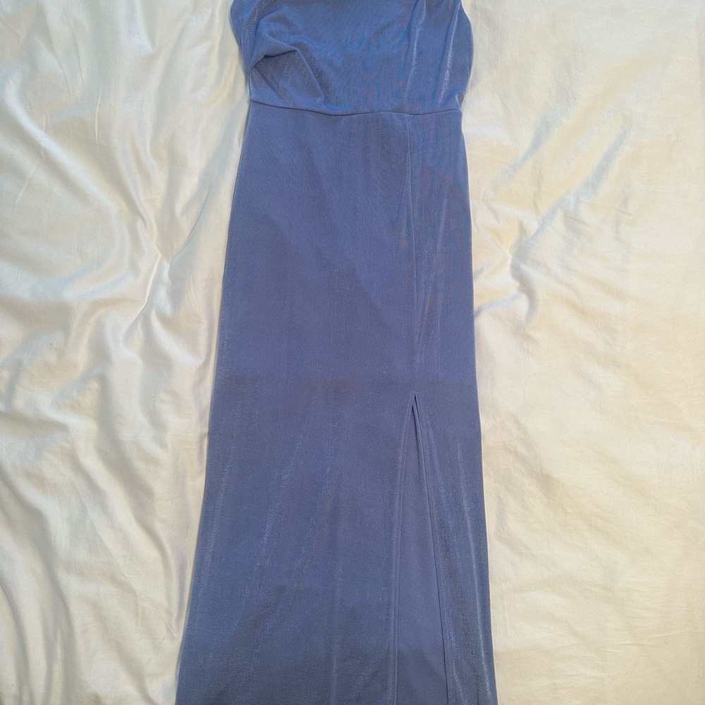 HELLO MOLLY Elegant Blue Evening Dress